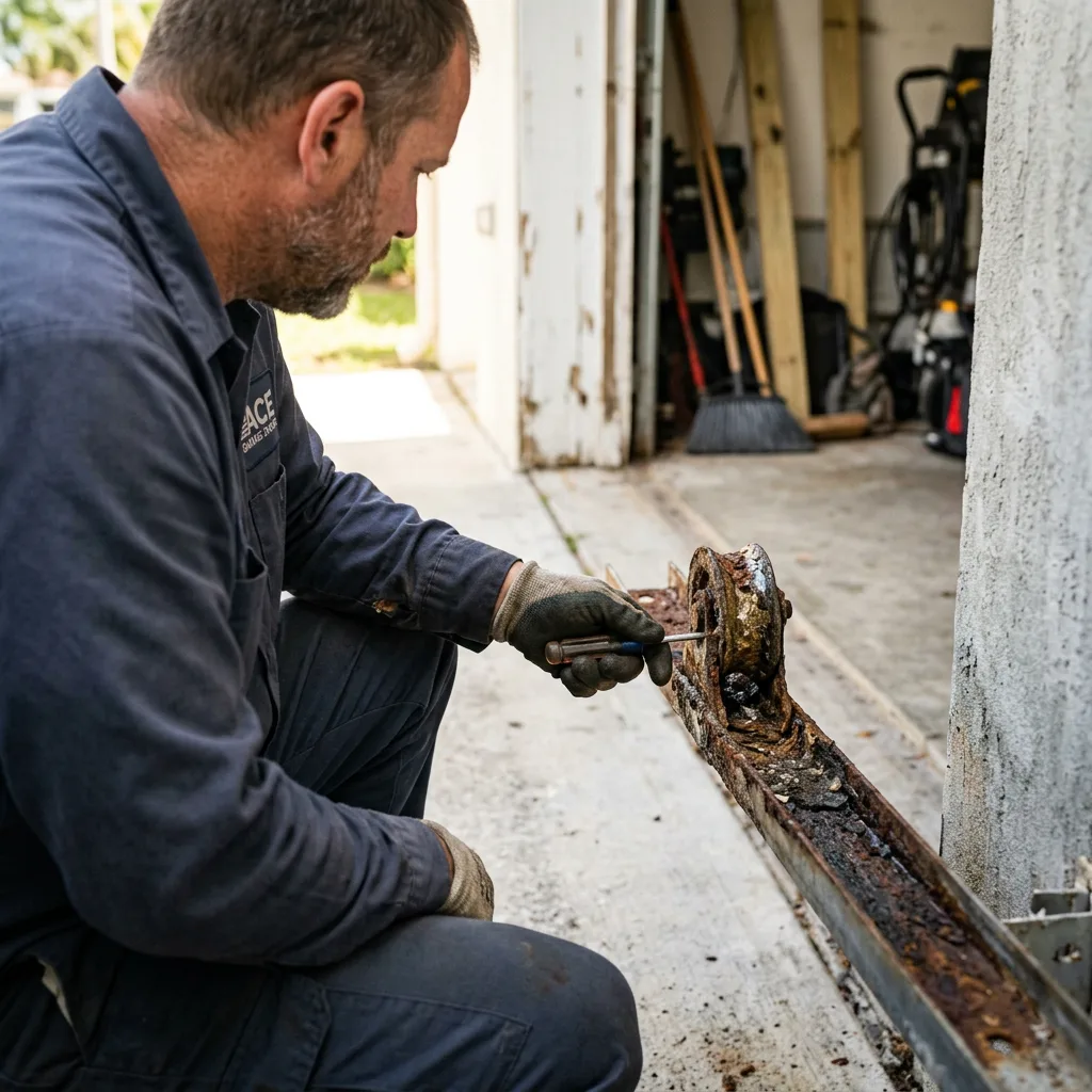 Illustration for garage door repair in Miami